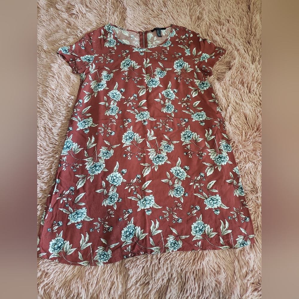 Floral Print Mini Dress